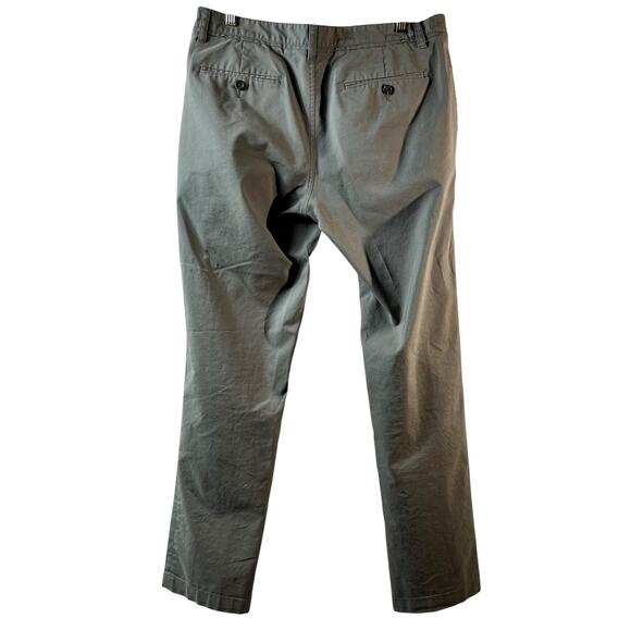 Perry‎ Ellis Gray Slim Fit Stretch Slacks Pants 34 x 32 (2934) - Picture 2 of 5